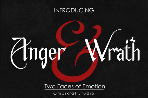 Anger and Wrath: A Bold Display Font for Impactful Web Headlines