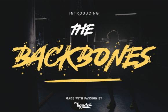 Backbones: A Bold Display Font That Elevates Real Branding