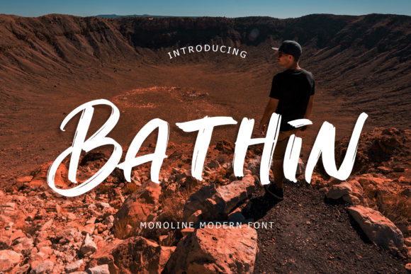 Bathin: A Display Font That Makes Your Headlines Stick