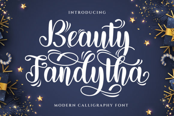 Beauty Fandytha: A Romantic Display Font for Thoughtful Editorial Moments
