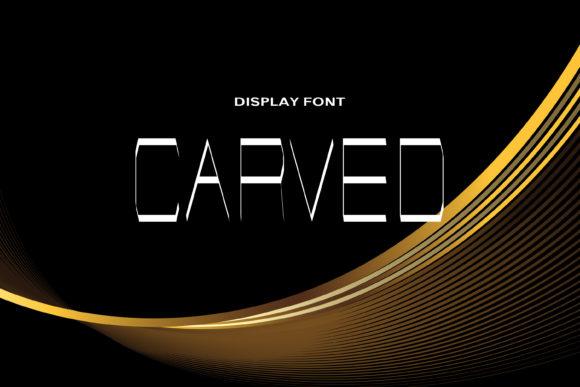 Carved: A Display Font That Cuts Through the Noise
