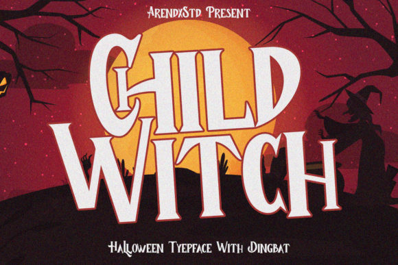Child Witch: A Playful, Spooky Display Font for Branding