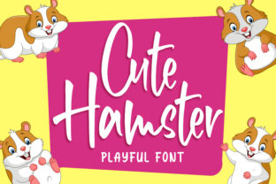 Cute Hamster: A Playful Display Font for Digital Branding