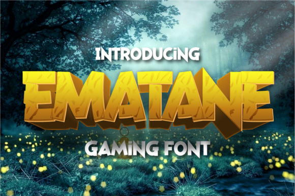 Ematane: A Wildly Distinct Display Font for Small Business Branding