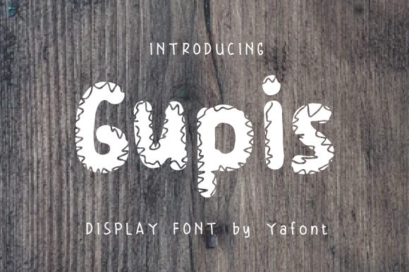 Gupis: A Quirky Display Font Worth Testing
