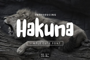 Hakuna: A Bold, Friendly Display Font for Digital Brands