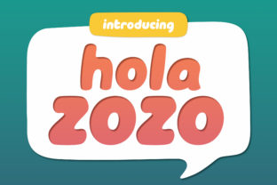 Hola Zozo: A Playful Display Font for Warm, Human Branding