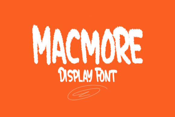 Macmore: A Bold Display Font That Cuts Through the Feed