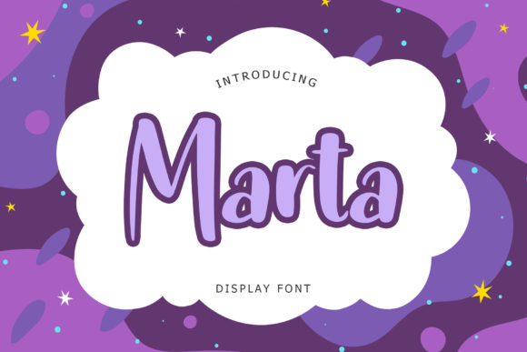 Marta: A Cheerful Display Font for Handmade Brands
