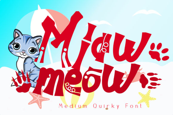 Miawmeow: A Display Font with Gentle Whimsy