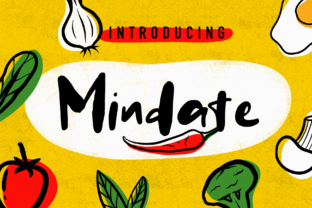 Mindate: A Display Font That Earns Its Space