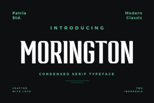 Morington: A Distinct Display Font for Thoughtful Branding