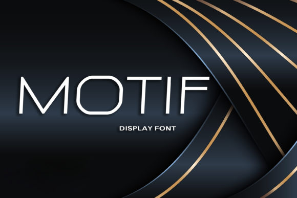 Motif: A Clean Display Font for Small Business Branding