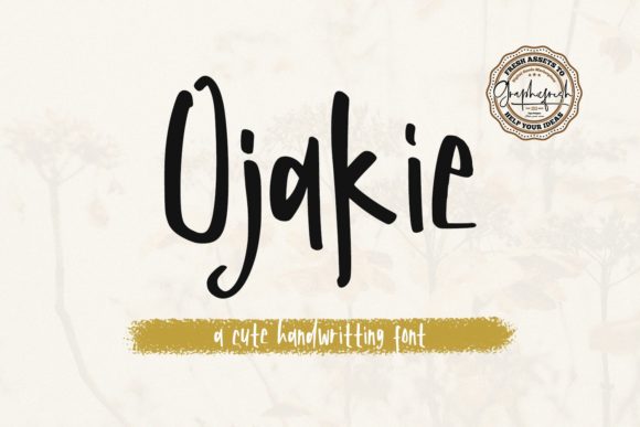 Ojakie: A Friendly Display Font for Warm, Human-Centered Design