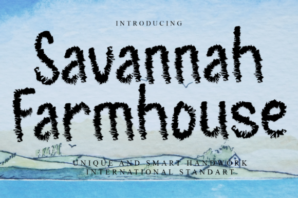 Savannah Farmhouse: A Display Font with Warmth and Quiet Confidence