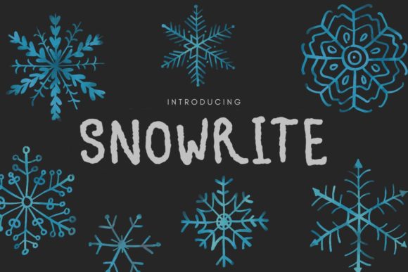 Snowrite Snow-like: A Display Font That Makes Your Brand Feel Special