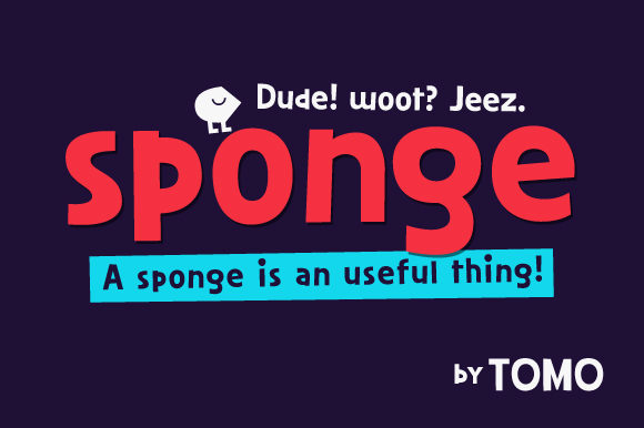 Sponge: A Modern Display Font for Editorial Design