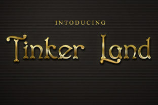Tinker Land Font: Elegant Vintage Display for Small Business Branding
