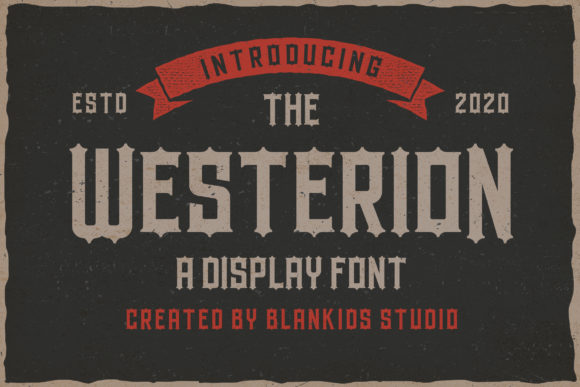Westerion: A Bold Display Font That Commands Attention